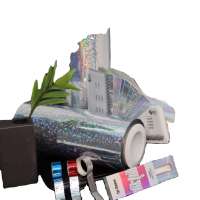 free sample factory price star holographic film roll for cosmetic packaging