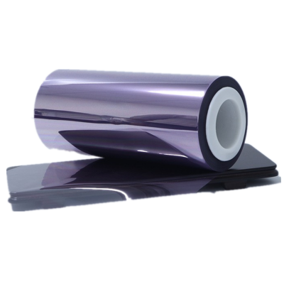 12-50um anti-explosion anti-UV heat proof plastic film for windows vacuum semi-metallized pet film film for car