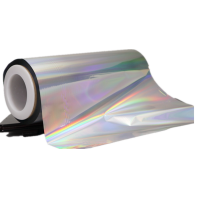 free sample factory price holographic custom card film holographic laminate lamination film