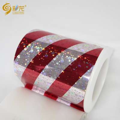 Factory price directly supply holographic metalized film with Germany equipment