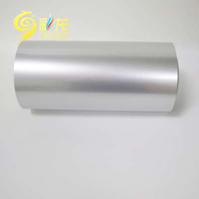 High gloss matte PET polyester metallized silver film for reflective material