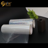 Faced laminated pet holographic film zinc sulfide plating film pet film